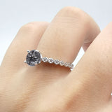 Vintage Style Round Natural Stone Ring
