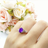 Oval Split Shank Twisted Ring