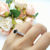 Round Natural Stone Cathedral Ring