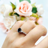 Art Deco Teardrop Pear Ring