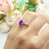 Oval Natural Stone Vintage Style Ring
