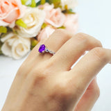 Oval Natural Stone Vintage Style Ring