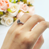 Oval Natural Stone Vintage Style Ring