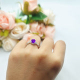 Oval Natural Stone Vintage Style Ring