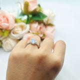 Oval Natural Stone Vintage Style Ring