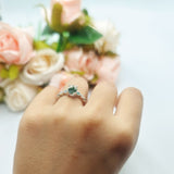 Oval Natural Stone Vintage Style Ring