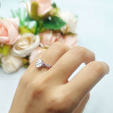 Vintage Style Oval Natural Stone Ring