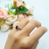 Vintage Style Oval Natural Stone Ring