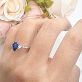 Pear Teardrop Vintage Style Ring