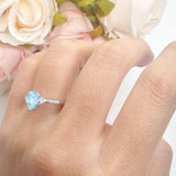 Pear Teardrop Vintage Style Ring