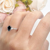 Pear Teardrop Vintage Style Ring