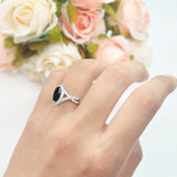 Art Deco Marquise Split Shank Ring