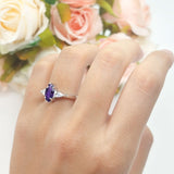 Three Stone Marquise Pear Trellis Ring
