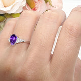 Art Deco Pear Teardrop Vintage Style Ring 