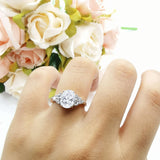 Vintage Style Oval Natural Stone Ring 