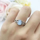 Oval Celtic Trinity Knot Ring