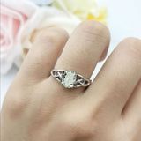 Oval Celtic Trinity Knot Ring