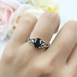 Oval Celtic Trinity Knot Ring