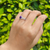 Two Piece Art Deco Halo Ring