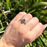 Vintage Style Oval Natural Stone Ring