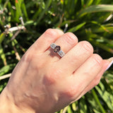 Vintage Style Oval Natural Stone Ring