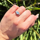 Vintage Style Round Natural Stone Ring