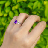 Art Deco Oval Trillium Ring