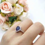 Art Deco Teardrop Pear Ring