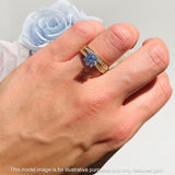 Round Two Piece Gold Ring