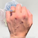 Round Two Piece Gold Ring