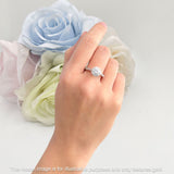 Round Floral Art Deco Gold Ring