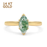 Art Deco Marquise Solitaire Gold Ring