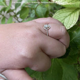 Pear Teardrop Halo Round Diamond Ring