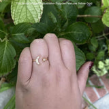 Moon & Star Celestial Diamond Ring