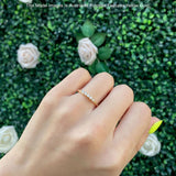Five Stone Ring Stackable Band