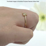 Butterfly Cluster Natural Diamond Ring