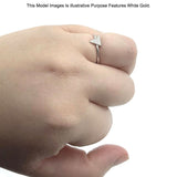 Triangular Band Cluster Natural Diamond Ring