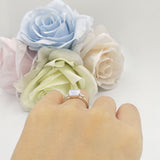 Emerald Cut Trio Ring