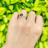 Three Stone Oval Ring