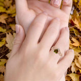 Two Piece Heart CZ Ring
