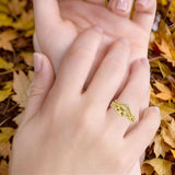 Two Piece Heart CZ Ring