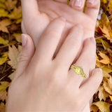 Two Piece Heart CZ Ring