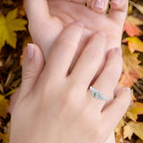 Vintage Style Round Natural Stone Ring