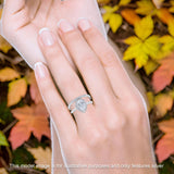 Pear Teardrop Ring