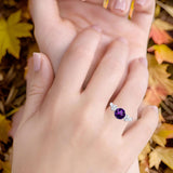 Art Deco Round Natural Stone Cluster Ring