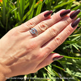 Interlocking CZ Ring
