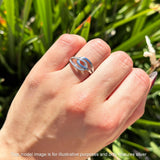 Interlocking CZ Ring