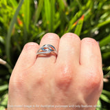 Interlocking CZ Ring