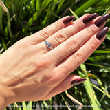 Oval CZ Solitaire Ring
