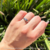 Oval CZ Solitaire Ring